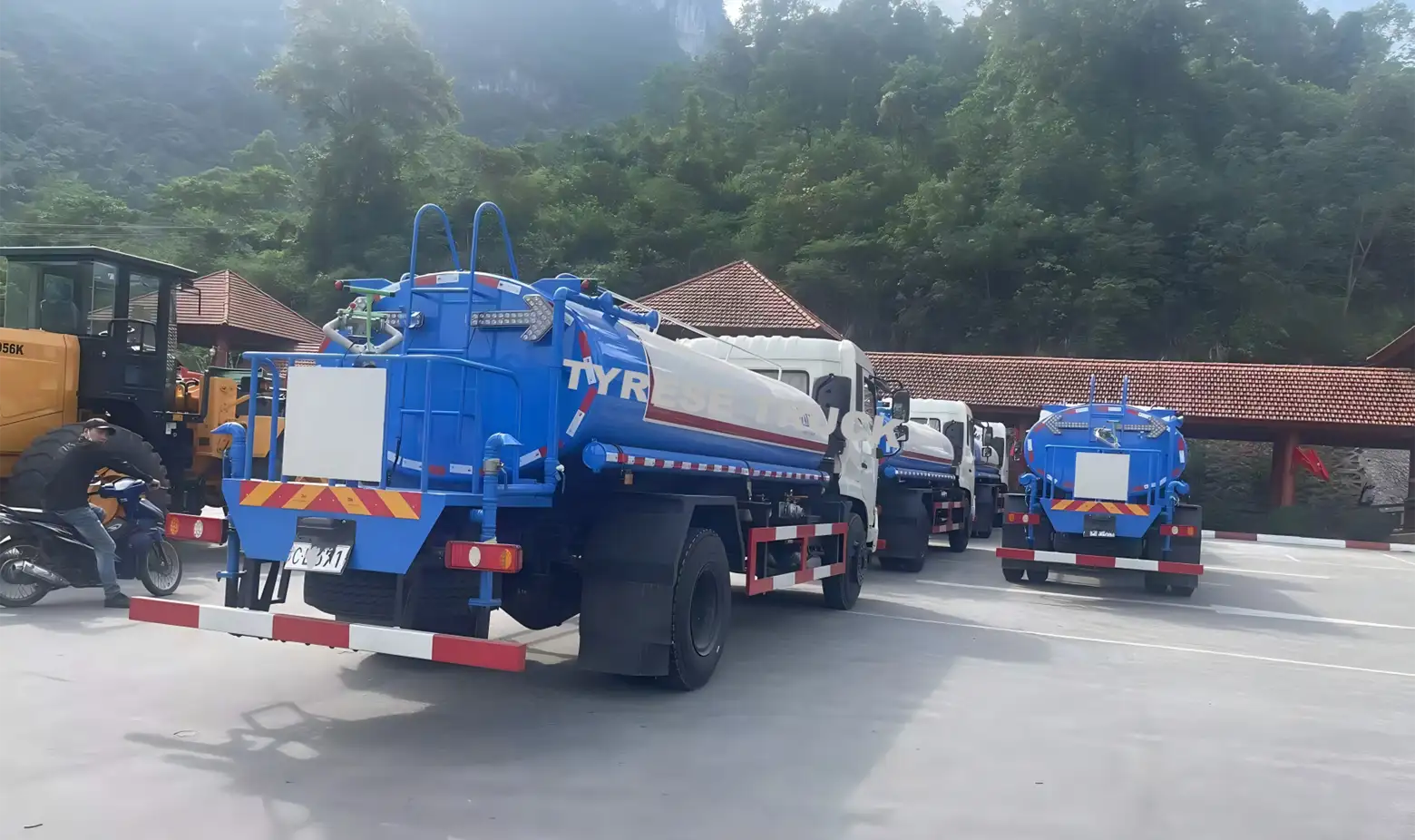 Water trucks for Vietnamese regular client.