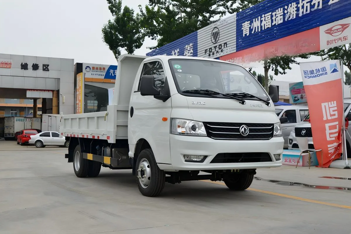The Dongfeng Xiaobawang W17 102HP 4×2 3.3m Dump Truck is available for export orders – single units or fleet quantities.